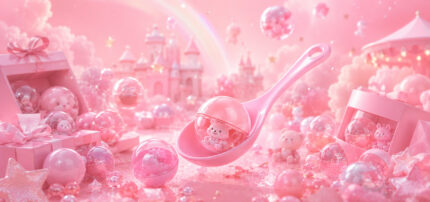 pink lucky scroop